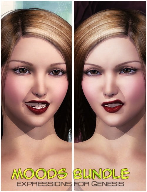 Moods Bundle - Expressions for Genesis Moods Bundle - Expressions for Genesis