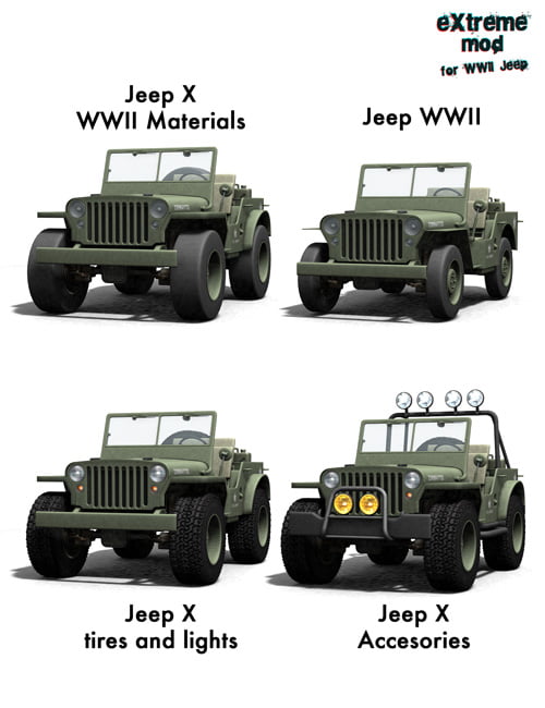 Extreme mod for WWII Jeep