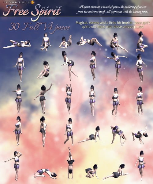 i13 FREE Spirit Pose Collection for V4