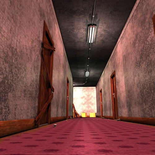 Decayed Corridor & Rooms for Poser