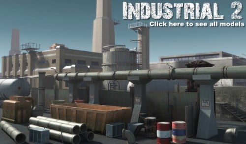Industrial 2. model pack by DEXSOFT-GAMES