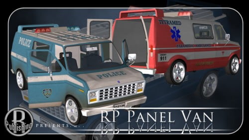 Panel Van (Poser, OBJ & Vue) Panel Van (Poser, OBJ & Vue)