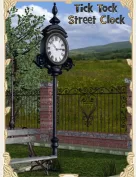 Tick Tock Street Clock