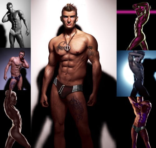 Basile +Andre2.0 Perfect Body+15Mag Poses +Andre ProLightV1-Sexy