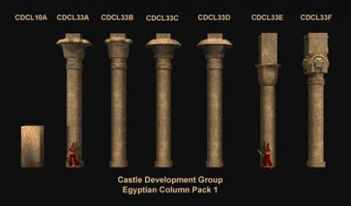 CastleDev Egyptian Columns 1