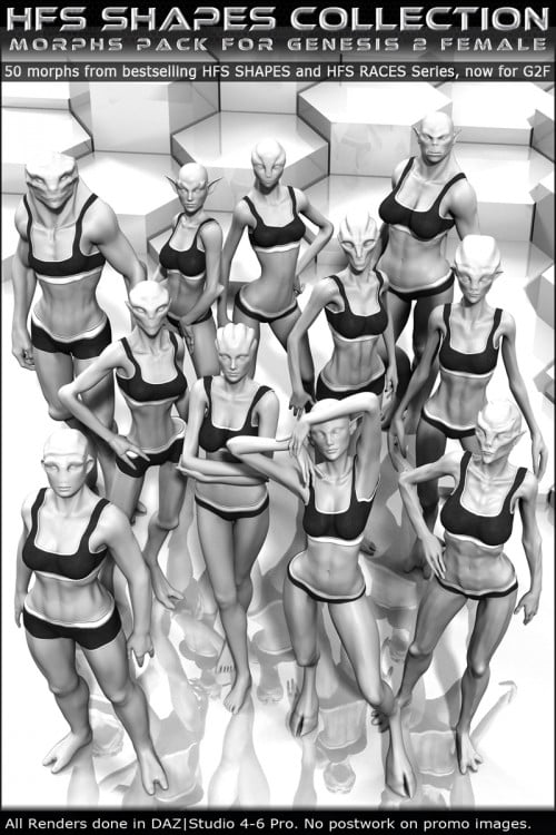 HFS Shapes Collection for Genesis 2 Female HFS Shapes Collection for Genesis 2 Female