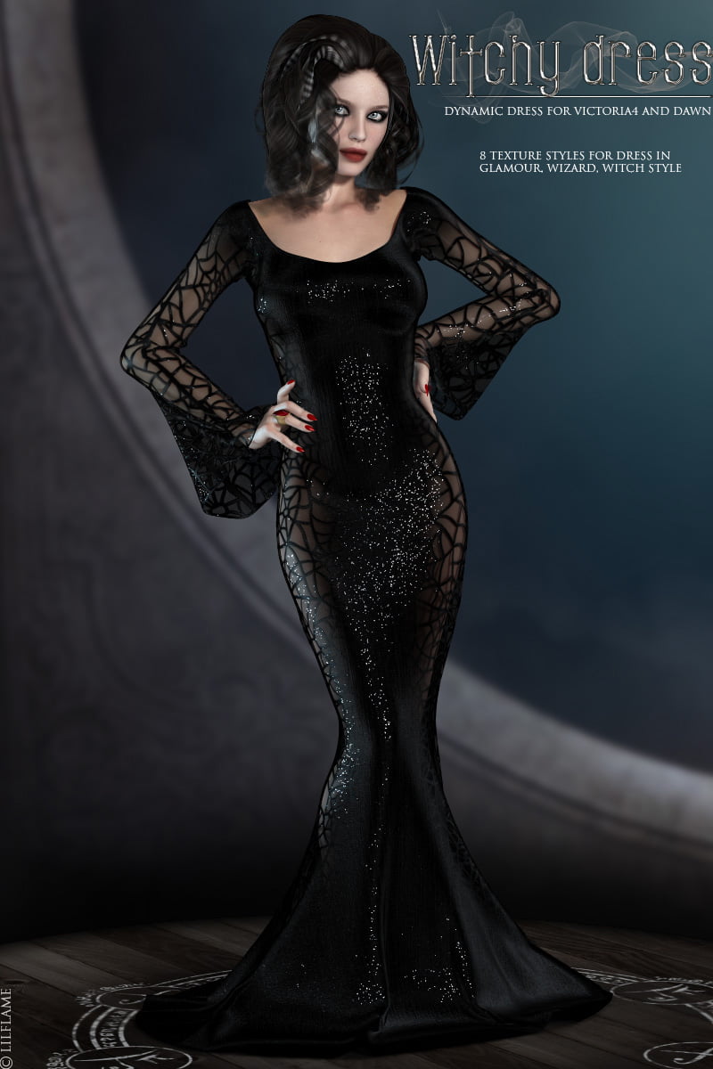 Dynamic Witchy Dress V4/Dawn