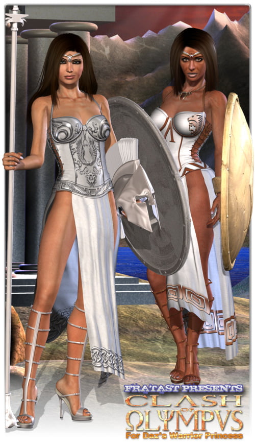Clash of Olympus for Daz's Warrior Princess