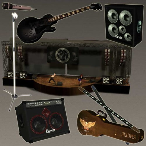 Dark Mercies Stage and Music Props