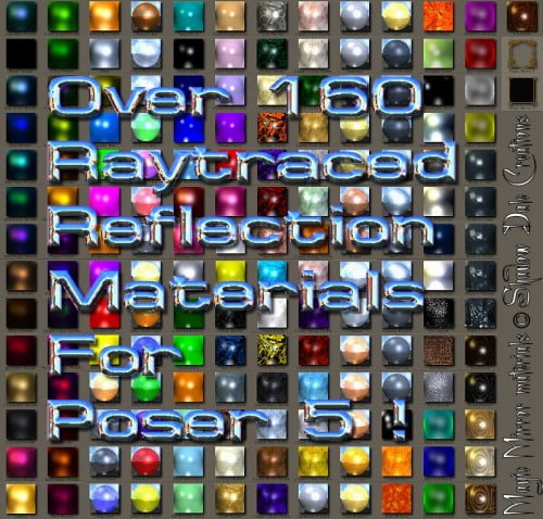 Magic Mirror - Real Raytraced Reflections for Poser 5 and 6