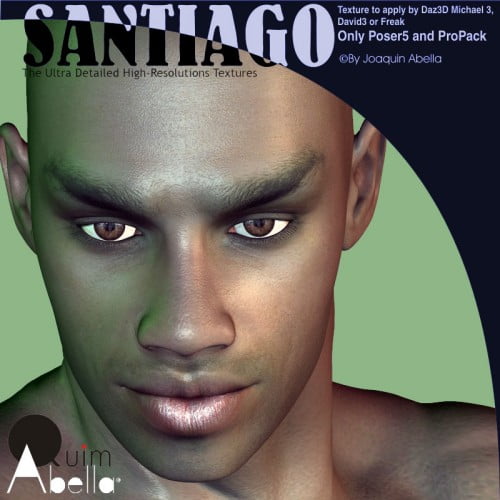 Santiago for Daz3D Michael3, David3 & Freak