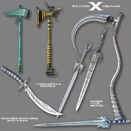 Weapon X .OBJ Pack Weapon X .OBJ Pack