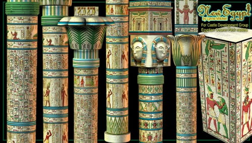CastleDev Egyptian Columns 1