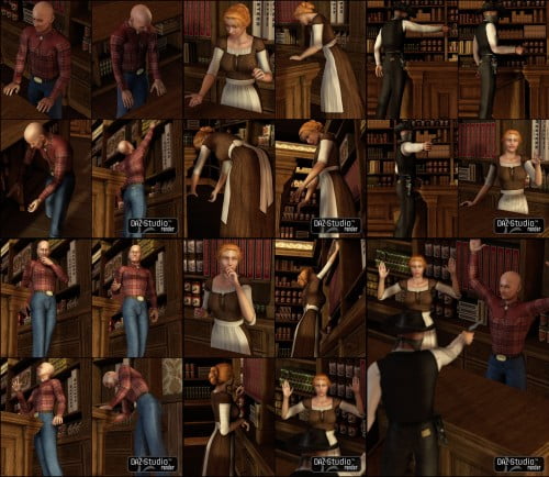 Old West Mercantile Interior Poses