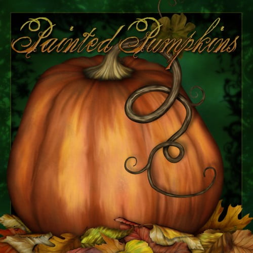 Lucie's Painted Pumpkins