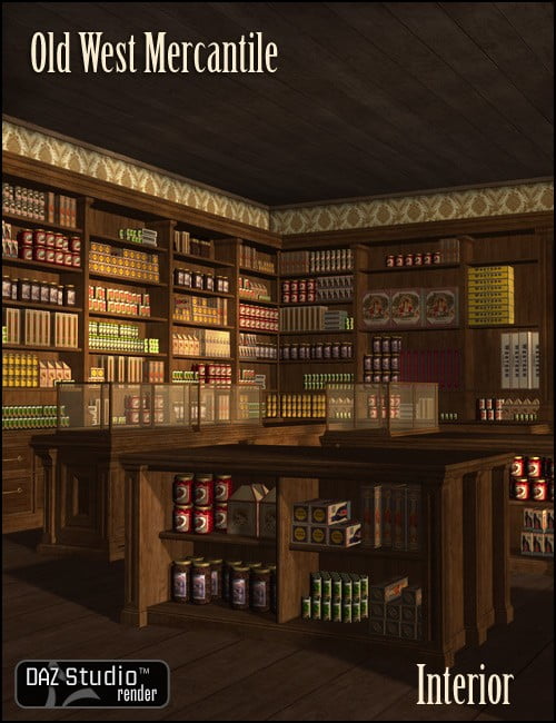 Old West Mercantile Interior
