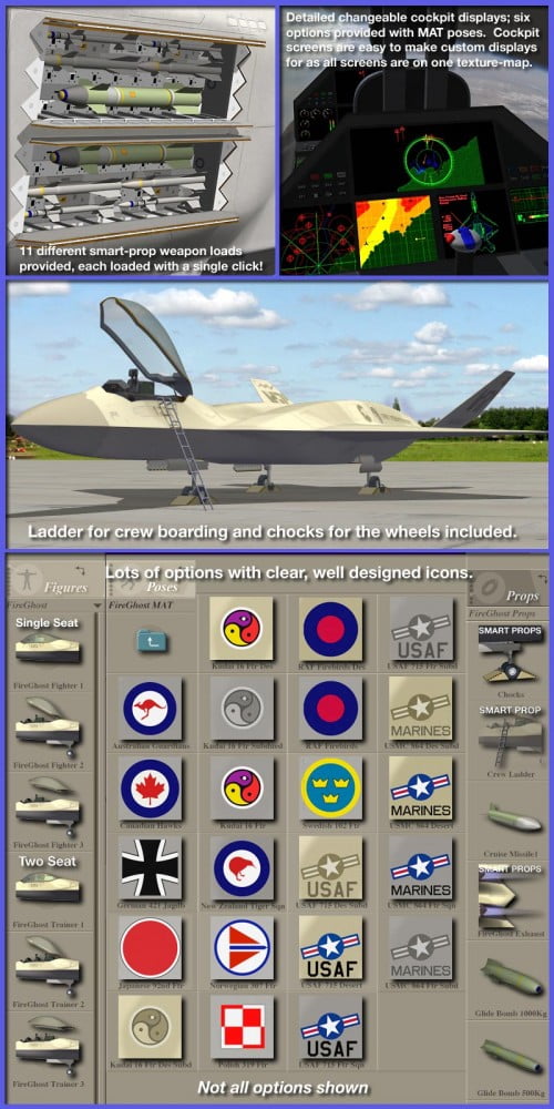 FA FireGhost Stealth Rocket Fighter