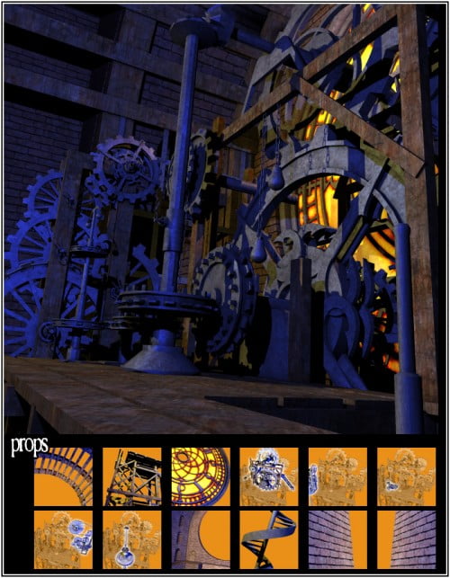 Steampunk Clock Tower