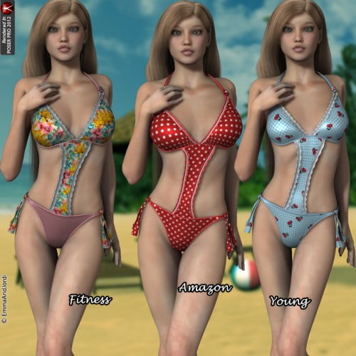 Pacific Flower Trikini