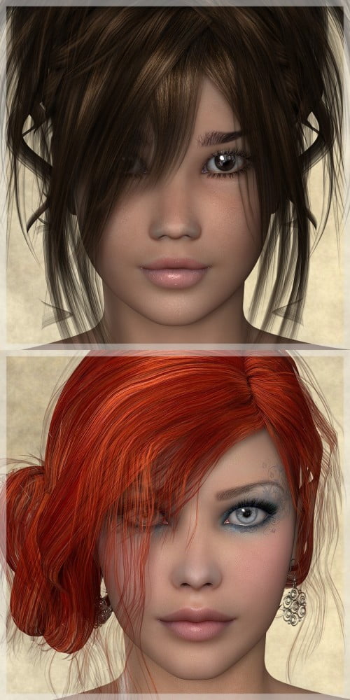 AM: Beauty Faces 3 for V4A4