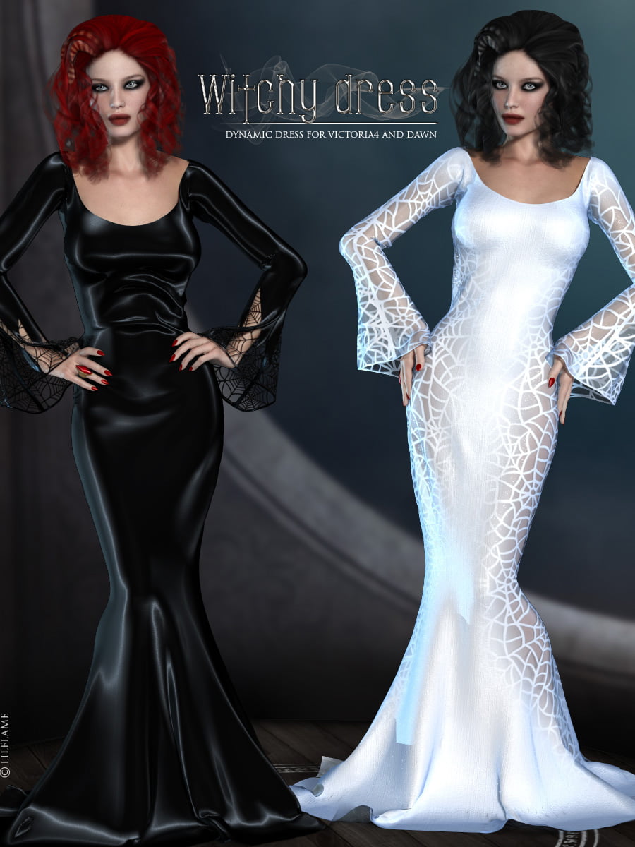 Dynamic Witchy Dress V4/Dawn