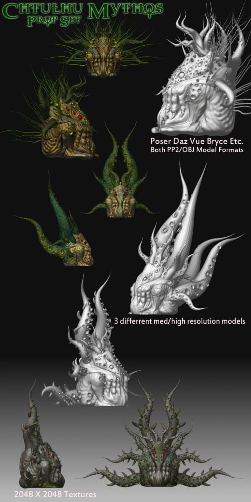 Cthulhu Mythos Prop Set