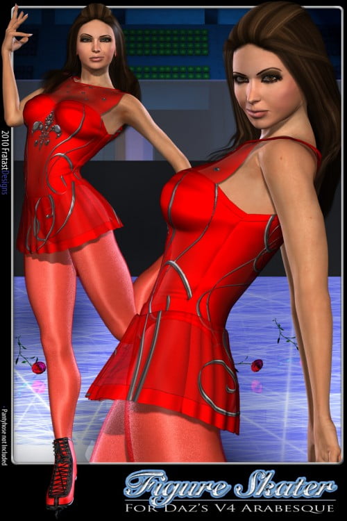 Figure Skater for Daz's V4 Arabesque
