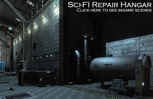 Sci-Fi Repair Hangar by DEXSOFT-GAMES Sci-Fi Repair Hangar by DEXSOFT-GAMES