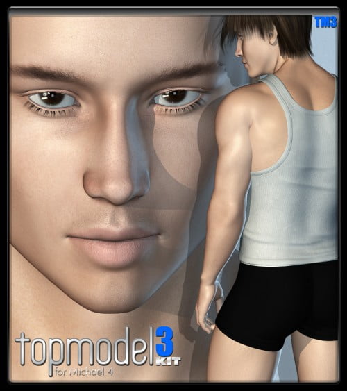 Topmodel Kit 3: Poses, Character, Clothing for M4