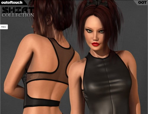 Shirt Collection: Leather Top for Dawn