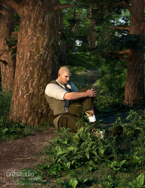 Forest Poses for Genesis and Genesis 2