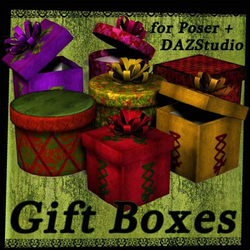 A beautiful gift box - this is exactly what you need for packaging your christmas presents