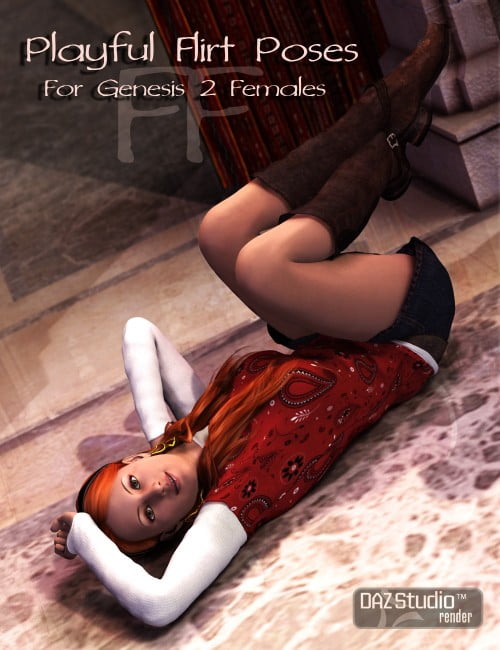 Playful Flirt Poses for Genesis 2 Female(s)