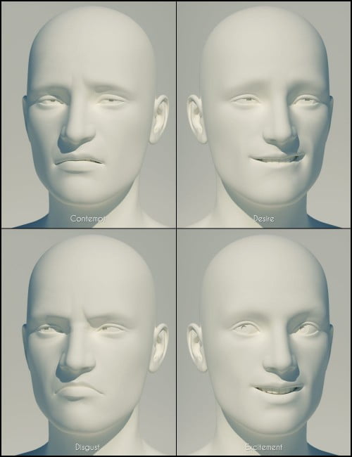 Genesis 2 Male Head Morphs