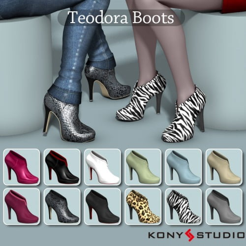 Teodora and Saraid Boots for V4 A4
