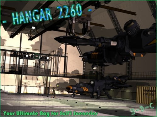 SciFi Hangar 2260 by 3-D-C