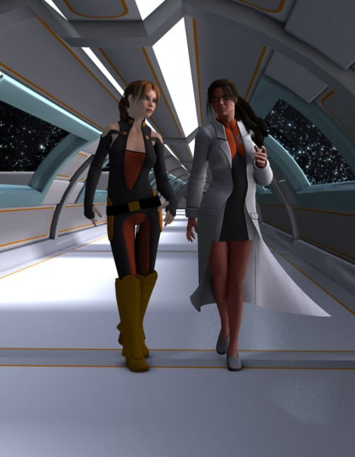 Lunar Science Station: Access Bridge