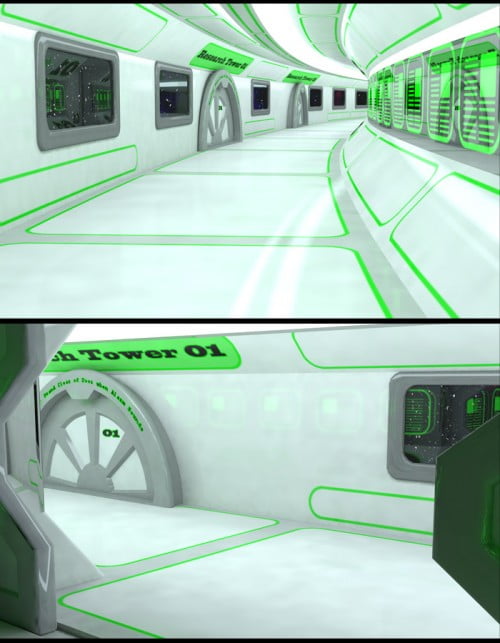 Lunar Science Station: Rim Corridor