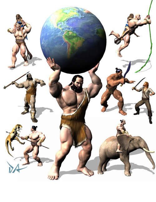 Giants Poses 2 Giants Poses 2