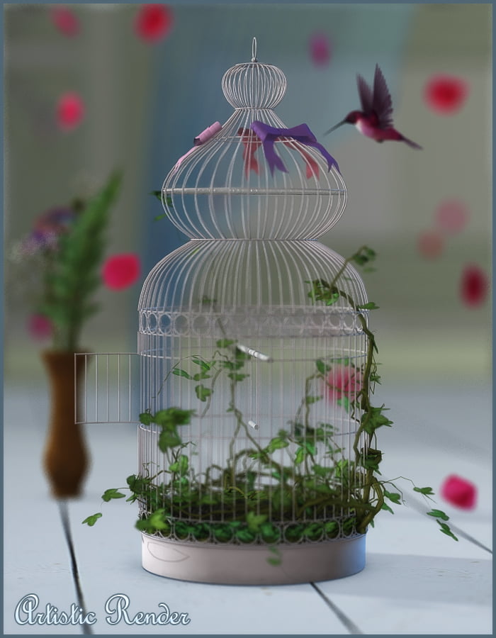 Shabby Chic Bird cage
