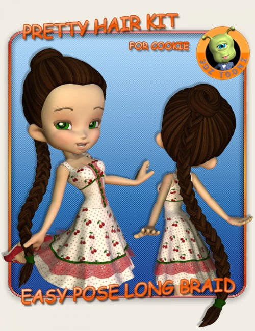 Pretty Hair Kit-Long Braid for Cookie