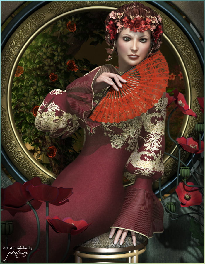 Flirtatious Stool & Poses