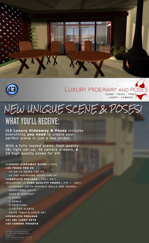 i13 Luxury Hideaway and Poses