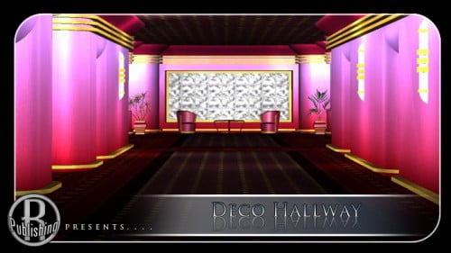 Deco Hallway (Poser & OBJ)