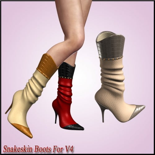 Snakeskin Boots For V4 Snakeskin Boots For V4