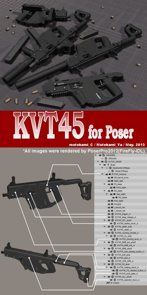 KVT45 for Poser