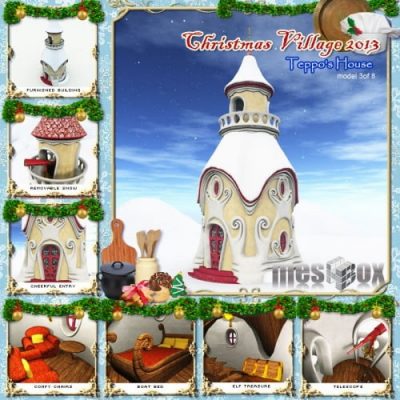 TSV21303-Teppos-Christmas-Elf-House