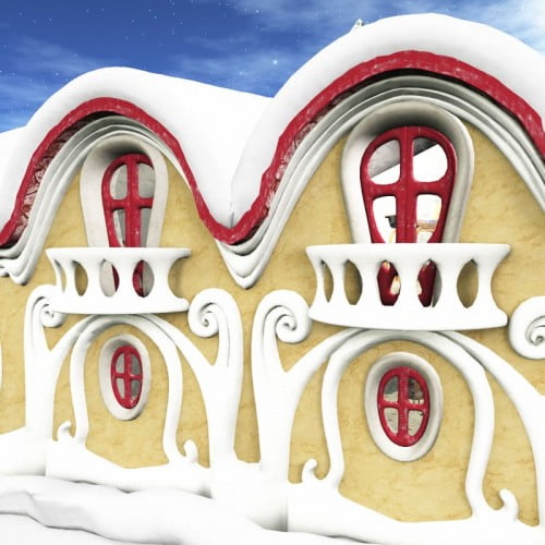 Elf Girl Dormitory - Christmas Village 13