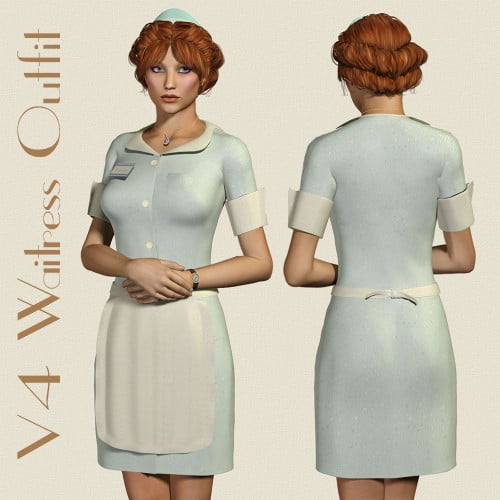 V4 Waitress Outfit