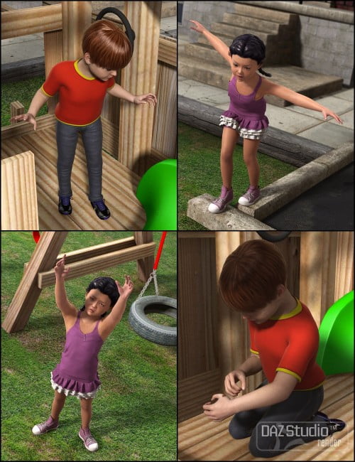 A Kid's World Poses for Genesis Child